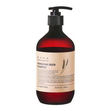 Daeng Gi Meo Ri Energizing Beer Shampoo - Anti-Hair Loss, Vitamin B Complex, Beer Yeast Extract, Hair Protein Grains For Effective Growth, 500Ml