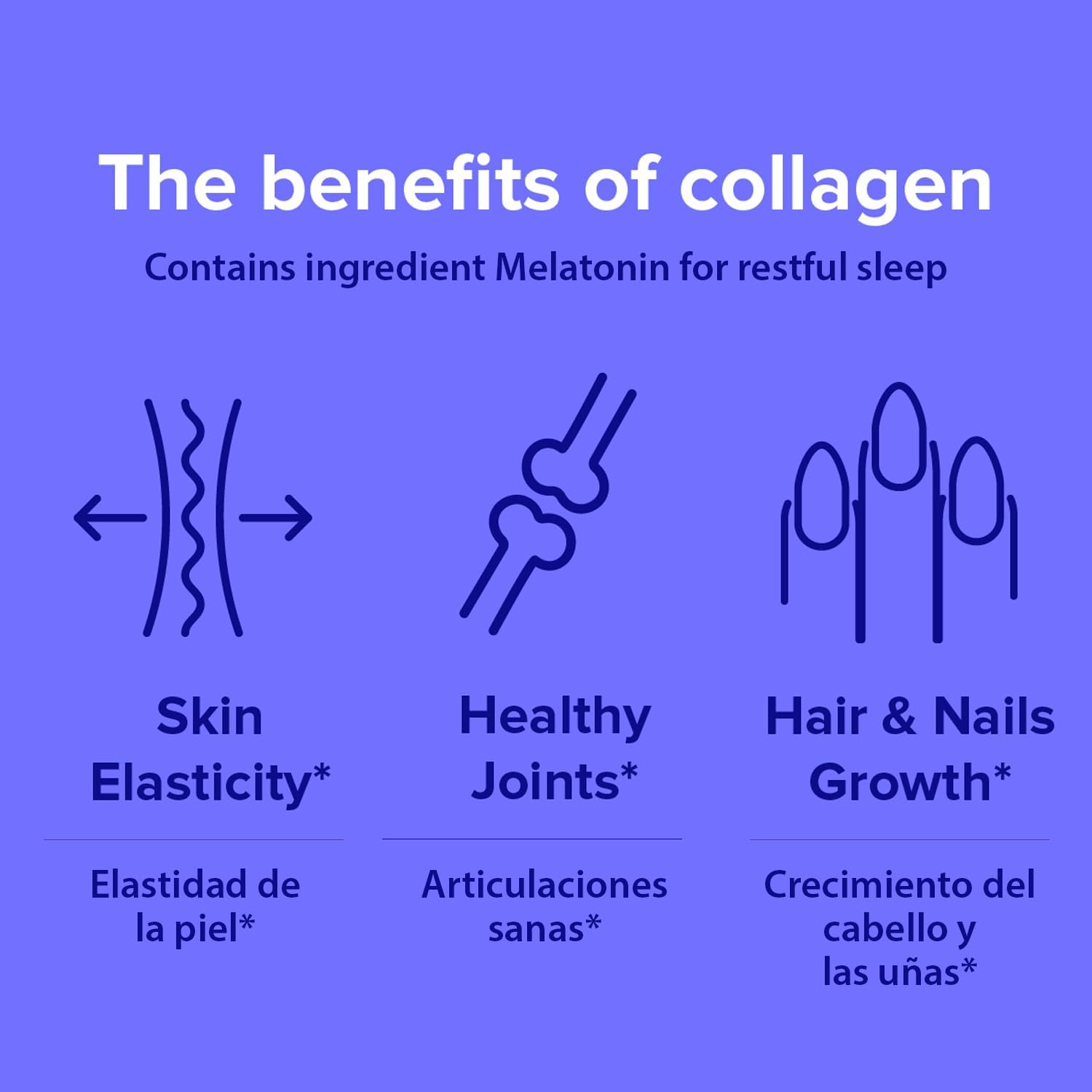 Sanar Naturals Collagen Pills Beauty Sleep with Melatonin 6 mg - Boost Hair Skin Nails Joints - Hydrolyzed Collagen for Women and Men, Collagen Peptides Supplement, 150 Capsules : Health & Household