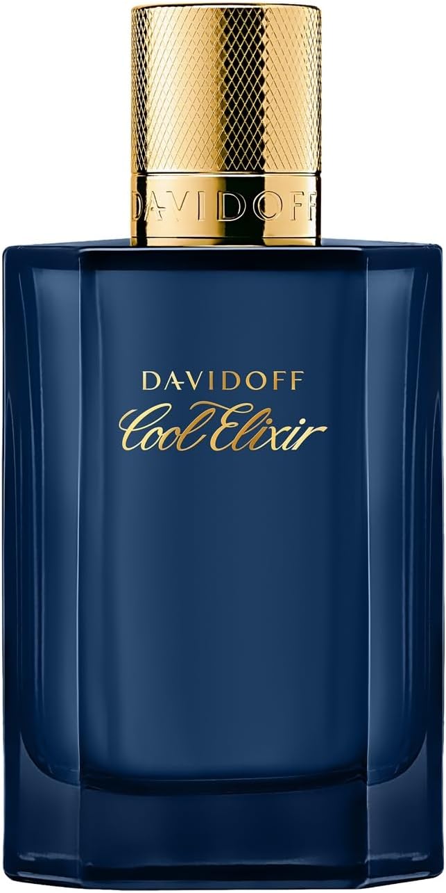 Davidoff Cool Elixir - Parfum Intense For Him - Woody Fragrance With Notes Of Rose Oxide, Lavandin And Oud Accord - High Longevity