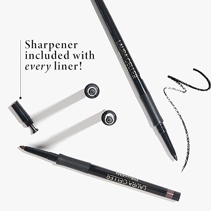 Laura Geller New York INKcredible Gel Eyeliner - Brown Sugar | Waterproof, Smudge-Proof Eyeliner Pencil with Built-In Sharpener