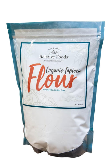 Organic Tapioca Flour (3Lbs.) - Natural Food Thickener For Soups, Sauces, & Pies - Non-Gmo, Vegan, Allergan & Gluten Free Tapioca Flour For Baking - Substitute Tapioca Powder For Corn Starch