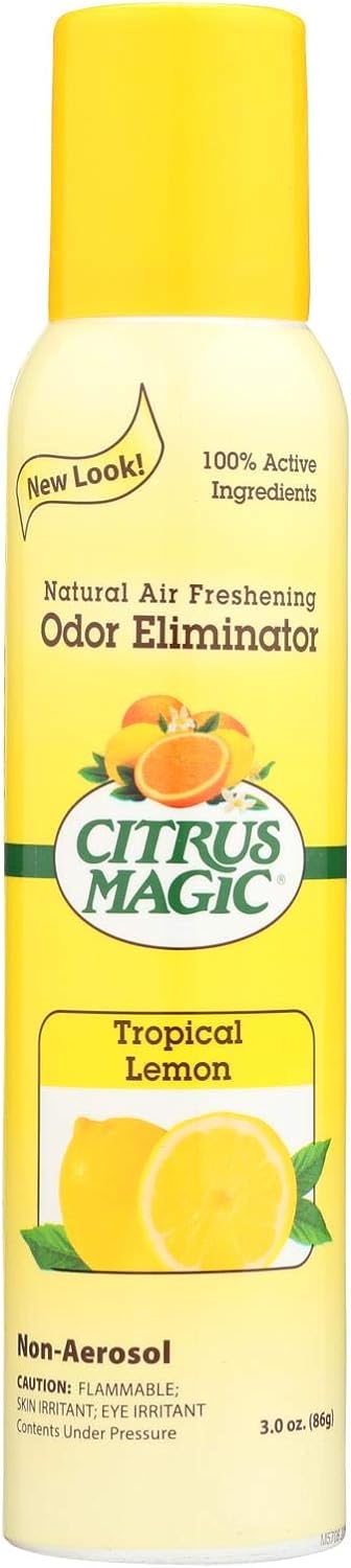 Citrus Magic Natural Odor Eliminating Air Freshener - Tropical Lemon - 3.5 fl oz