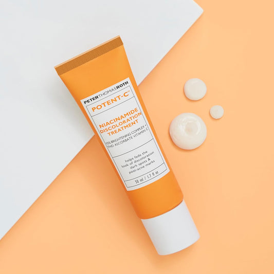 Peter Thomas Roth | Potent-C Niacinamide Discoloration Treatment For Discoloration, Dark Spots And Post-Acne Marks, Intensive Brightening Treatment With Vitamin C And Niacinamide