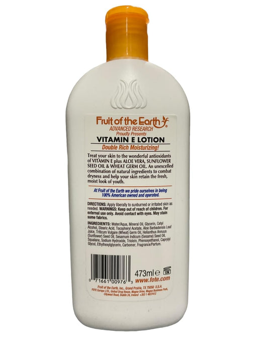 Fruit Of The Earth Vitamin E Lotion 16 Oz : Beauty & Personal Care