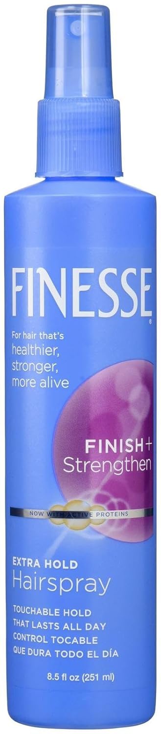 Finesse Finish + Strengthen Extra Hold Non-Aerosol Hair Spray, 8.5 Oz