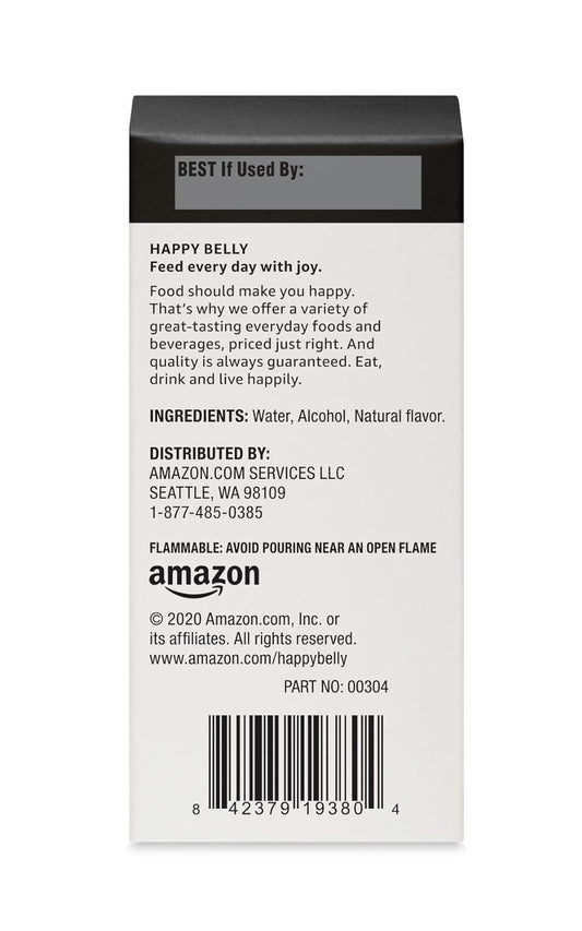 Amazon Brand - Happy Belly Imitation Almond Extract, 1 fl oz (Pack of 1)