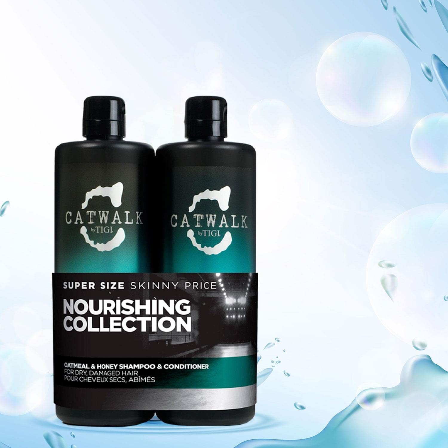 Tigi Catwalk Oatmeal And Honey Shampoo And Conditioner Twin Pack, 2 X 750 Ml