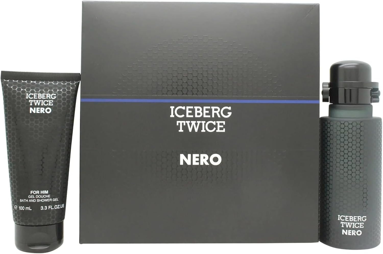 Iceberg Twice Nero Homme Gift Set: Eau De Toilette Spray 125Ml & Shower Gel 100Ml