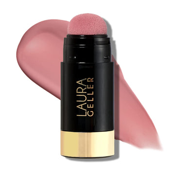 Laura Geller New York Serum Blush Tint, Lightweight Liquid Blush For Cheeks, Weightless Watercolor Sheer Finish, True Tawny