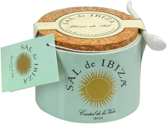 Sal De Ibiza Fleur De Sel Im Steintopf : Grocery & Gourmet Food