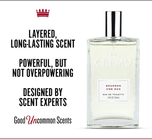 Cremo - Citrus And Mint Eau De Toilette For Men - Fresh Fragrance - Spray 100Ml - Gift For Men
