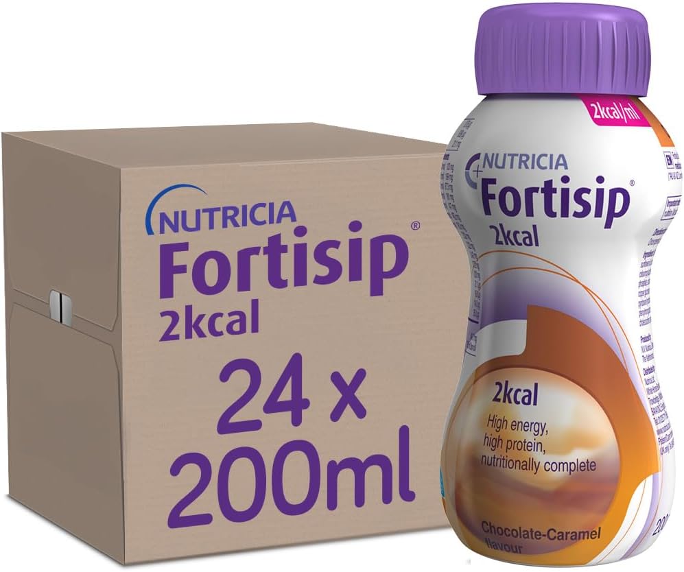 Fortisip 2.0 Kcal Chocolate Caramel Milkshake, 200Ml, Pack Of 24