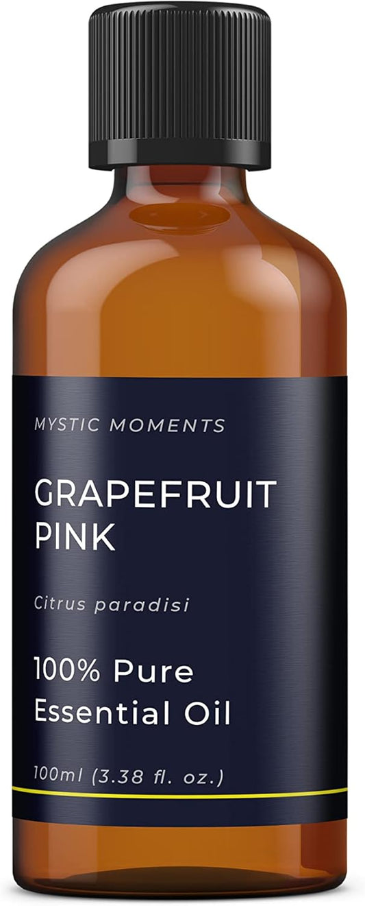 Mystic Moments | Grapefruit Pink Essential Oil 50Ml - Pure & Natural Oil For Diffusers, Aromatherapy & Massage Blends Vegan Gmo Free