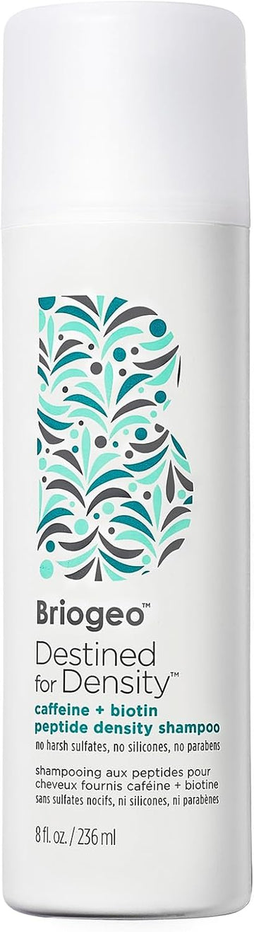 Briogeo Destined For Density Caffeine + Biotin Peptide Shampoo, Increases Hair Thickness, Vegan, Phalate & Paraben-Free - 236Ml