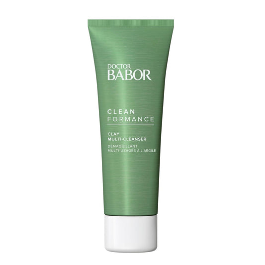 Babor Cleanformance Clay Multi-Cleanser, Removes Makeup & Impurities While Gently Cleansing, Leave On As Mask To Balance Skin And Refine Pores, Infused With Kaolin Clay & Probiotics, 1.69 Oz