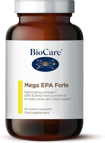 BioCare Mega EPA Forte (Omega-3 Fish Oil) | Heart, Brain & Vision Supp160 Grams