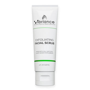 Vibriance Ultra-Gentle Exfoliating Facial Scrub And Cleanser, Unclogs Pores And Renews Skin, Sulfate-Free, Paraben-Free, 4 Fl Oz (118 Ml)