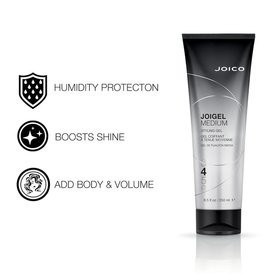 Joico Joigel Styling Gel | For Most Hair Types | Add Body And Volume | Lock In Moisture & Boost Shine | Thermal Heat & Humidity Protection | Protect Against Pollution