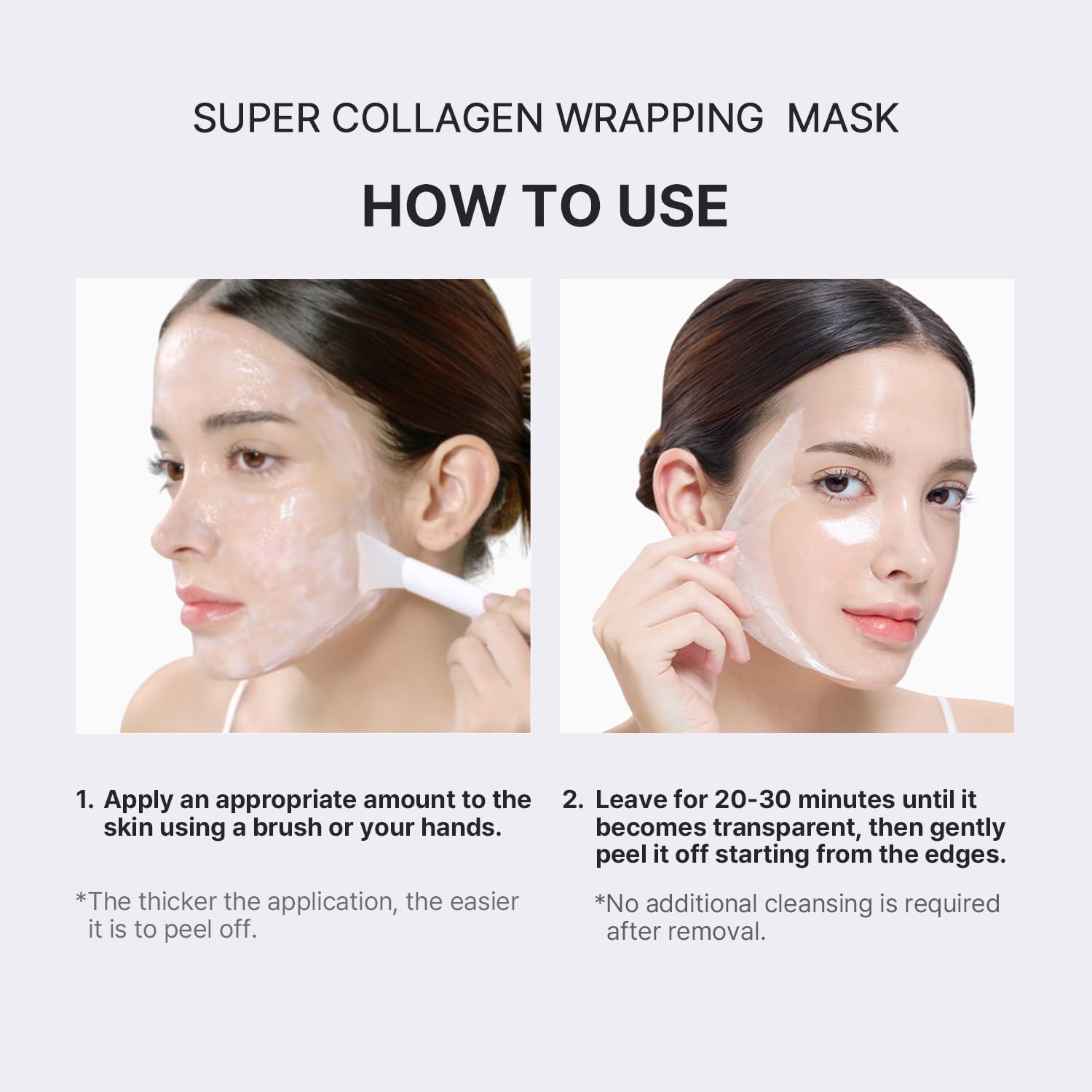 Arocell Super Collagen Wrapping Facial Mask – Peel Off Face Mask Pack For Firmness And Elasticity Hydrating Exfoliating Skin Care