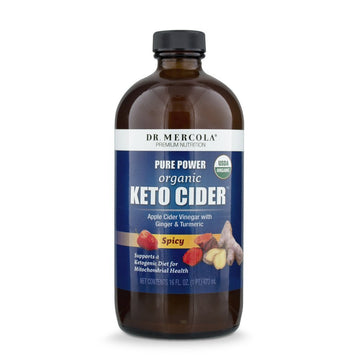 Dr. Mercola Biothin Apple Cider Vinegar, 16 Fl. Oz. (473 Ml), 31 Servings, Spicy Habanero Flavor, With Ginger & Turmeric, Supports Metabolic And Digestive Functions, Non-Gmo, Certified Usda Organic