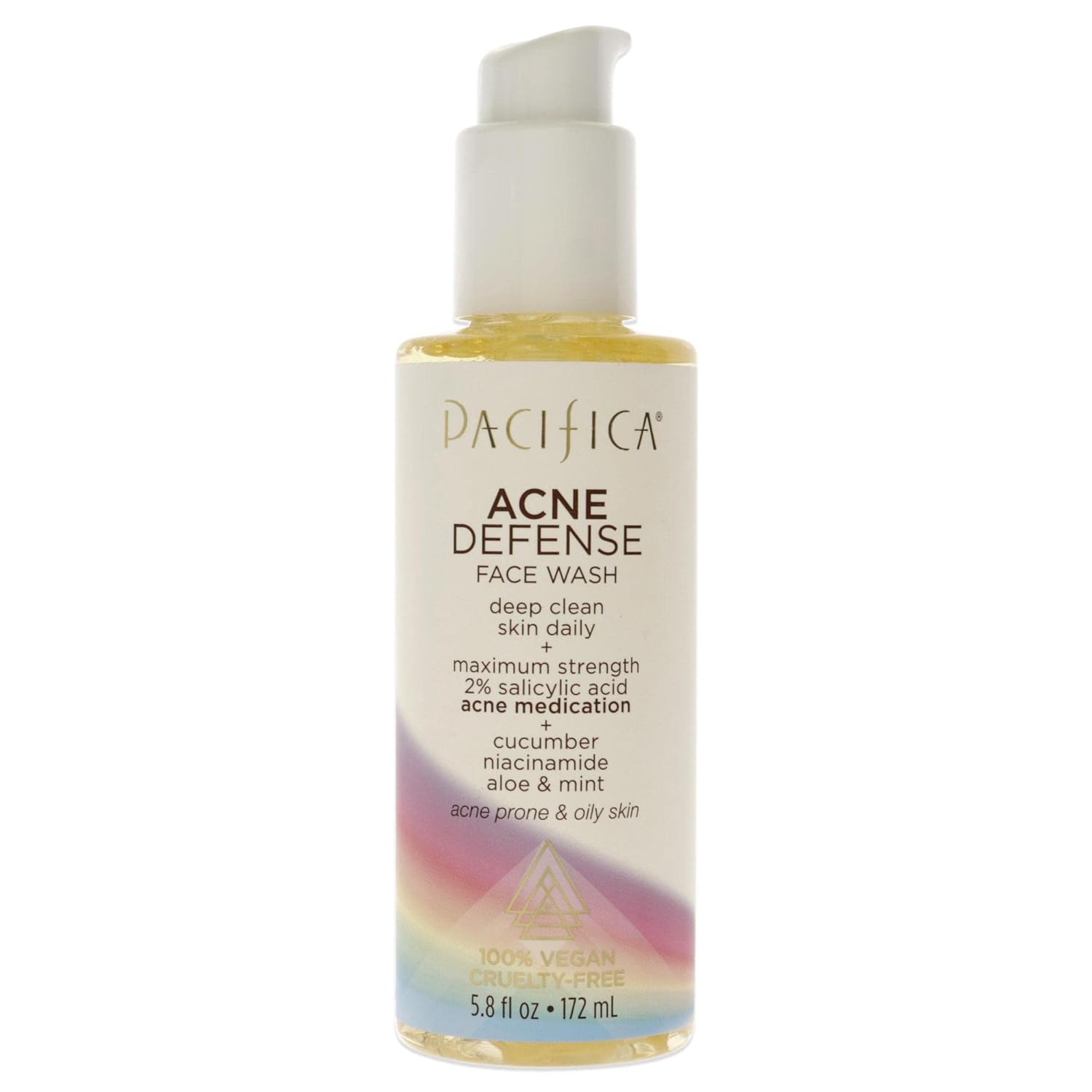 Pacifica Acne Defense Face Wash Unisex 5.8 oz