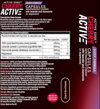 Active Edge CherryActive Sleep Formula 30 Capsules