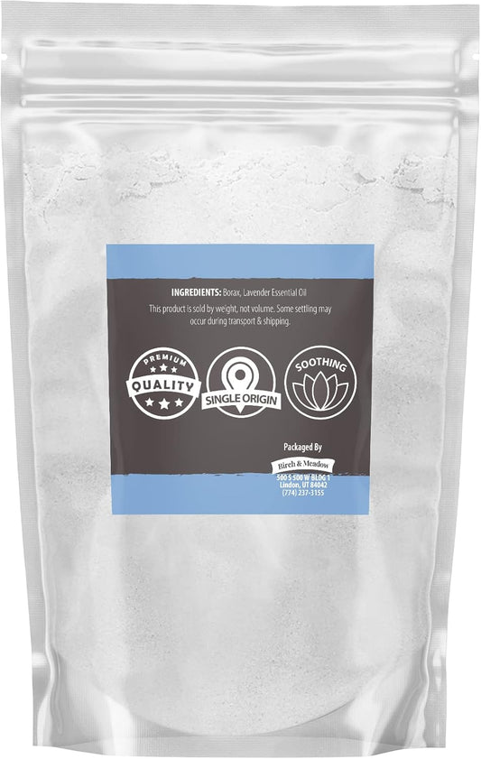 Birch & Meadow Borax With Lavender Essential Oil, 1.5 Lb, Fresh Scent, Cleaning & Laundry