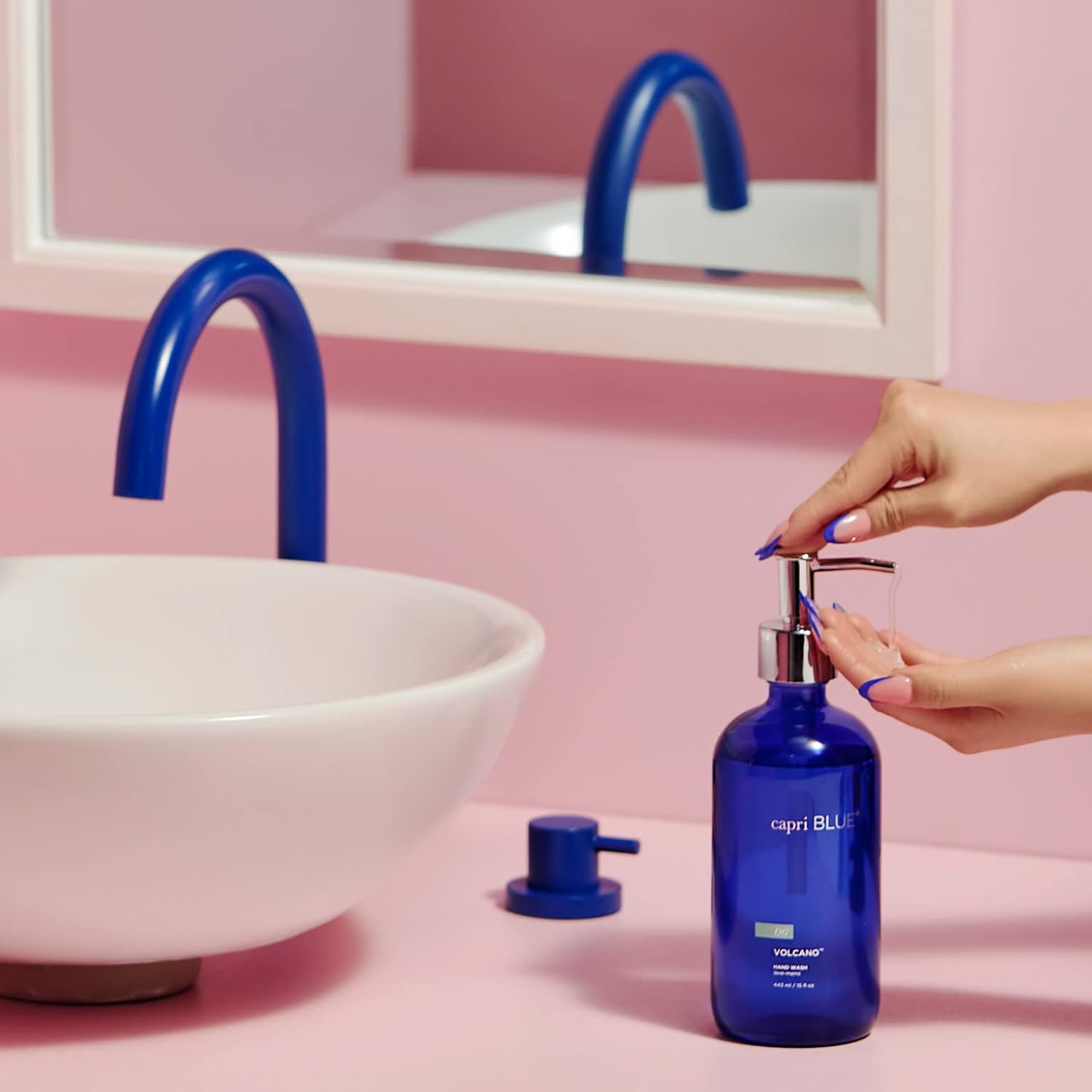 Capri Blue Hand Wash Soap - Liquid Luxury Hand Soap - Tropical & Fruity Scented Moisturizing Wash - Refillable Pump Bottle - No Added Gluten, Parabens, Or Sulfates (Volcano, 7.75 Fl Oz) : Beauty & Personal Care