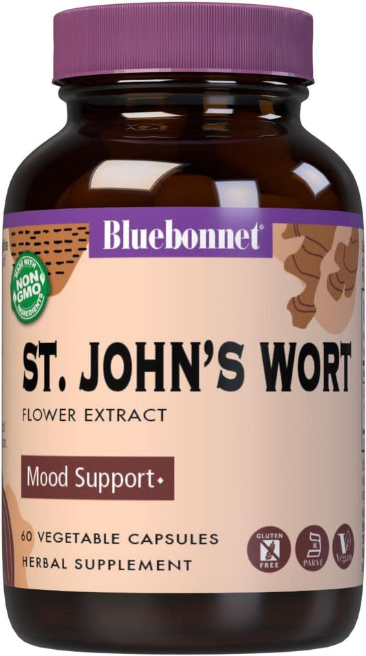 Bluebonnet St. John'S Wort Flower Extract Supplement, 60 Count