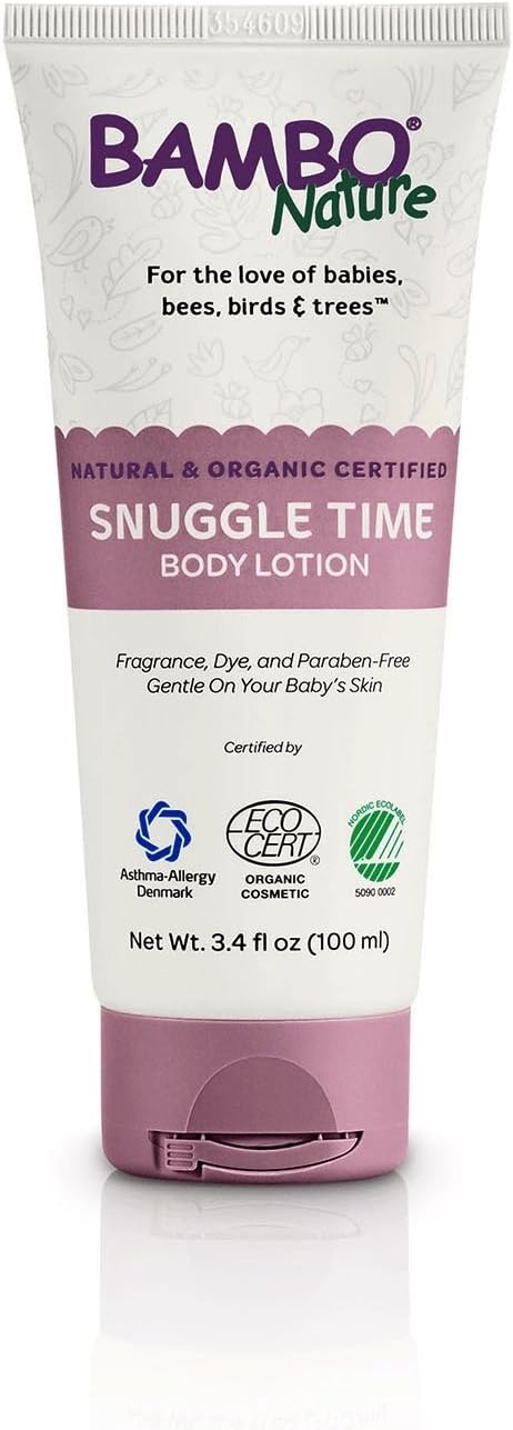 Bambo Nature Snuggle Time Body Lotion, 3.4 fl oz Tube, 1 Count