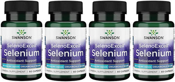 Swanson Selenoexcell Selenium 200 Mcg 60 Capsules (4 Pack)