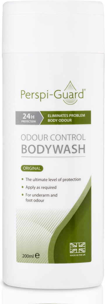Perspi-Guard Odour Control Antibacterial Body Wash For Men & Women, Anti Bacterial Shower Gel Targets Body Odour For Long-Lasting Protection, 200 Ml
