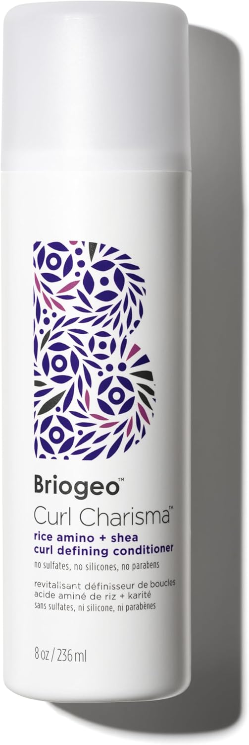 Briogeo Curl Charisma Hydrating Conditioner, Define And Moisturize Wavy, Curly, And Coily Hair, Vegan, Phalate & Paraben-Free - 236Ml