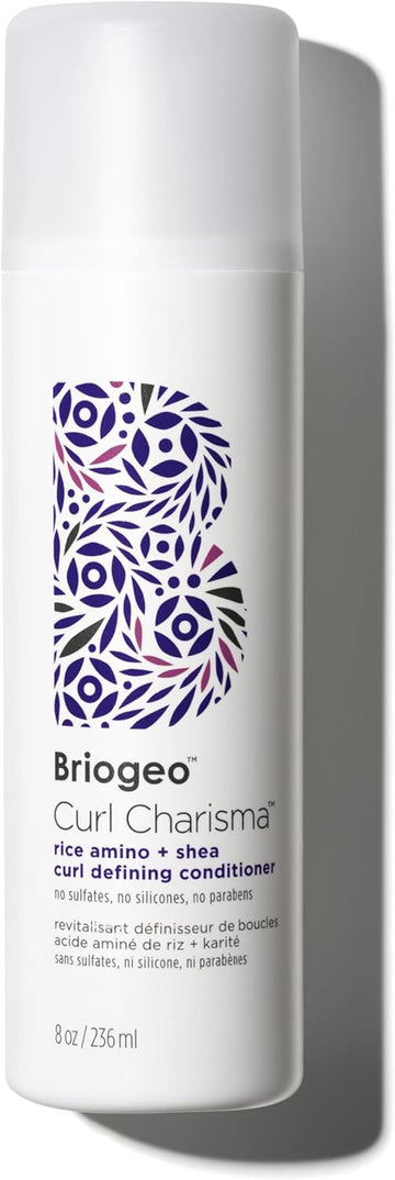 Briogeo Curl Charisma Hydrating Conditioner, Define And Moisturize Wavy, Curly, And Coily Hair, Vegan, Phalate & Paraben-Free - 236Ml