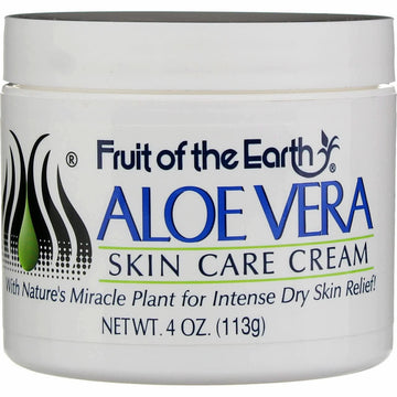 Fruit Of The Earth Aloe Vera Skin Care Cream-4Oz