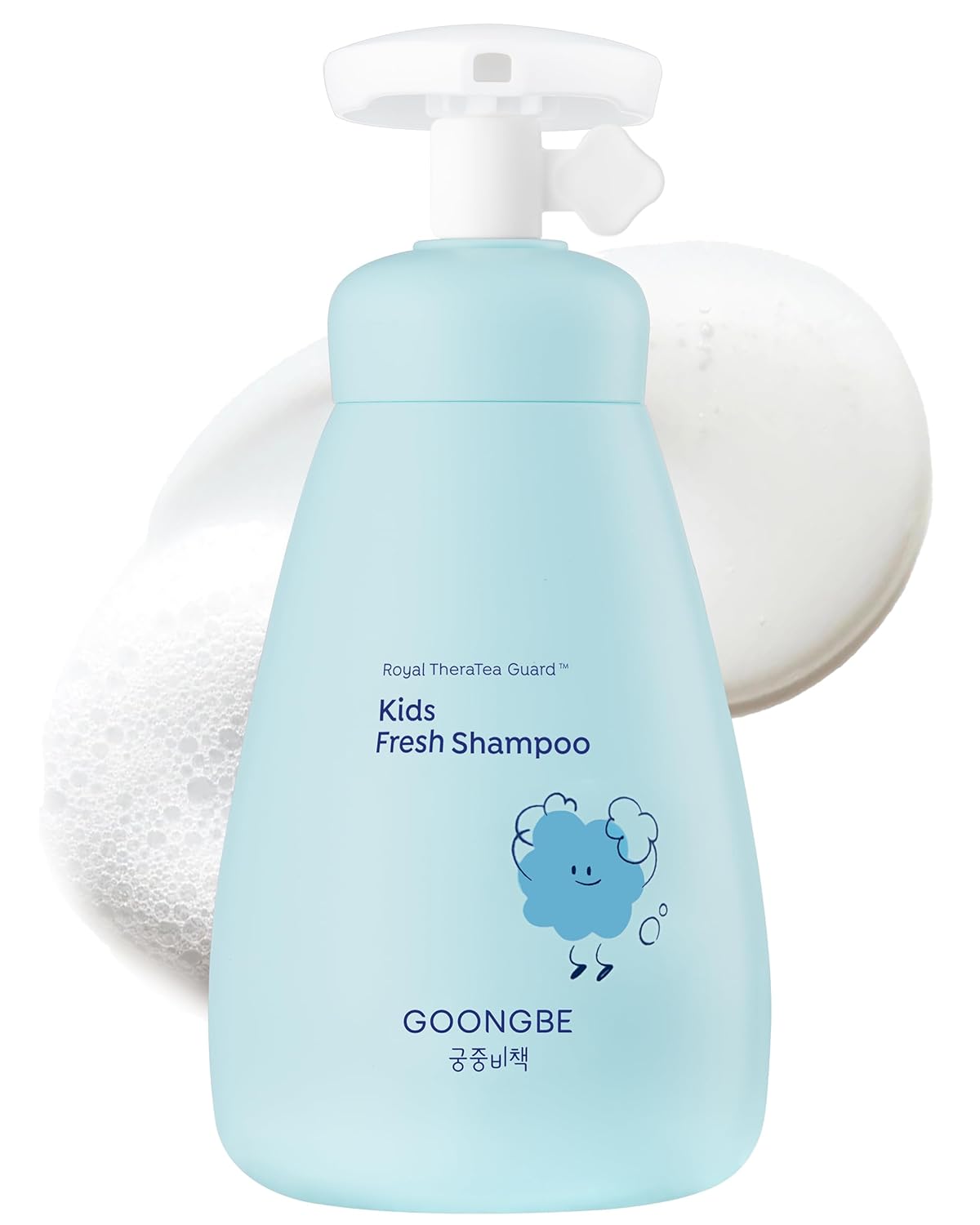 Kids' Fresh Shampoo - Korean Kids Scalp Purifying Shampoo - Gentle Deep Cleansing For Oily, Smelly Scalps - Low Ph & Silicone-Free Formula - Allergen Free Scent, 10.1 Fl.Oz