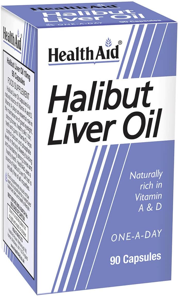 HealthAid Halibut Liver Oil - 90 Capsules (Pack of 2) : Amazon.co.uk: Health & Personal Care