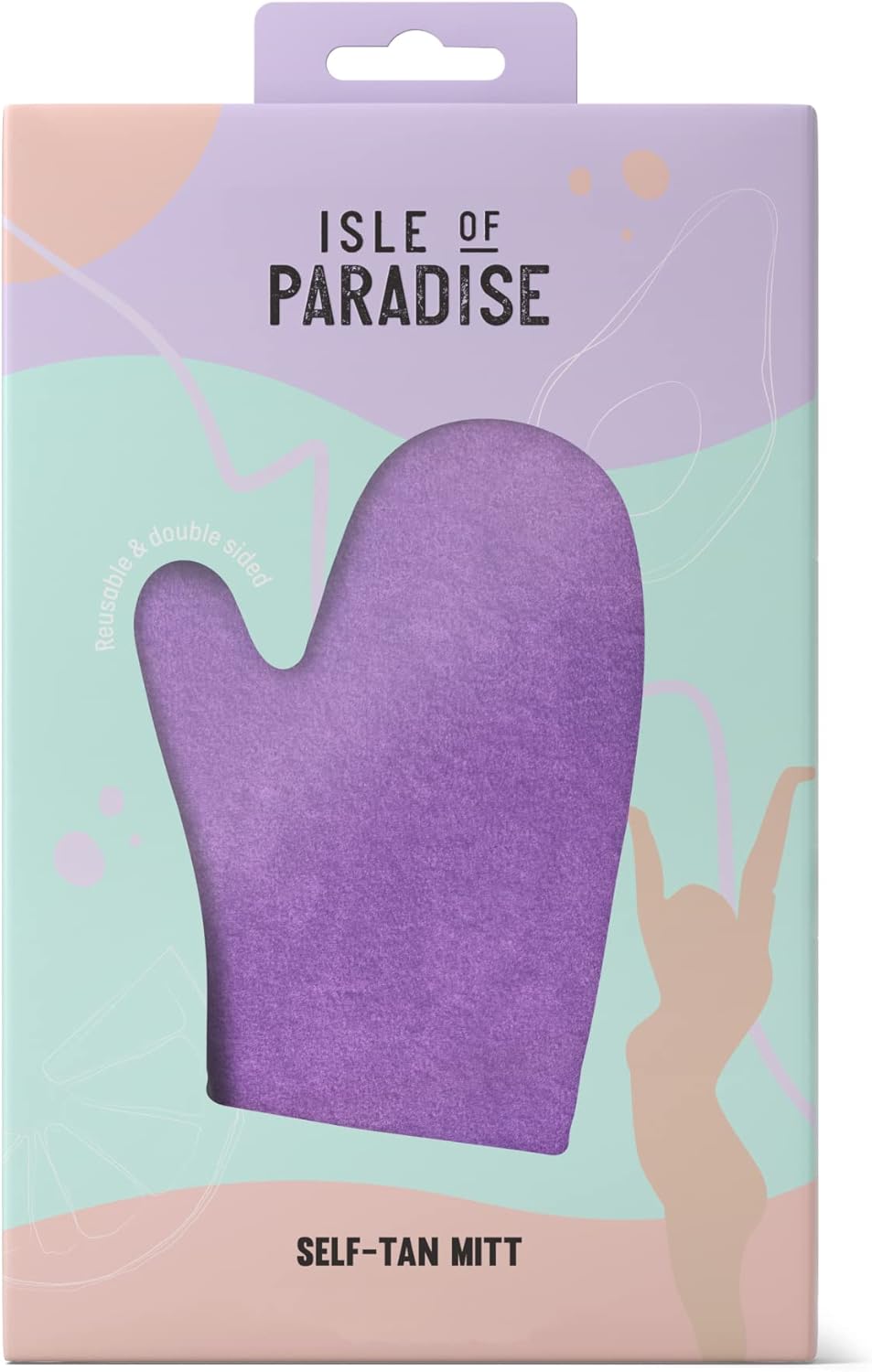 Isle of Paradise Hyaluronic Infused Double Sided Self-Tan Applicator Mitt : Amazon.co.uk: Beauty