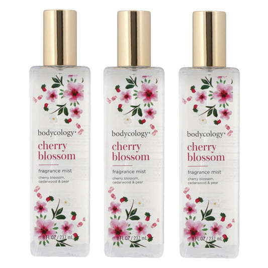 Parfums De Coeur Bodycology Cherry Blossom Fragrance Mist 8Oz (3) : Beauty & Personal Care