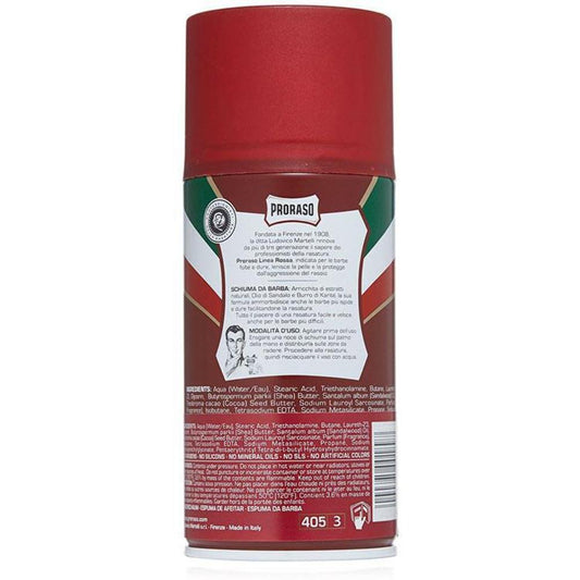 Proraso Shaving Foam, Moisturizing And Nourishing For Coarse Beards, 10.6 Oz