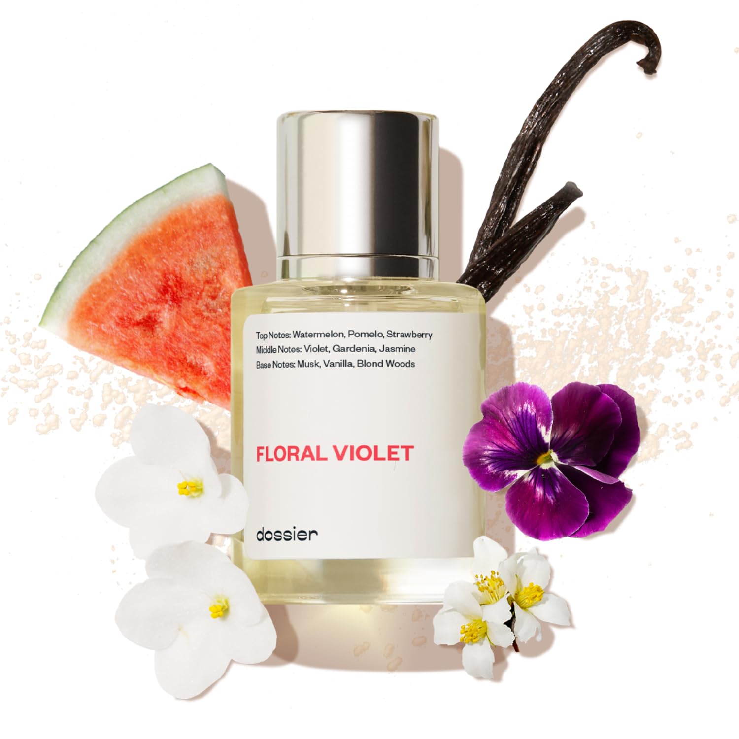 Dossier - Floral Violet - Eau De Parfum - Inspired By M.Jacobs Daisy - Perfume Luxury - Paraben Free - Vegan - For Women - Fragrance 1.7 Oz (Spray 50Ml)