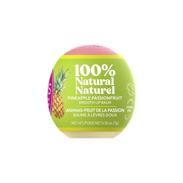 Eos 100% Natural Lip Balm- Pineapple Passionfruit, All-Day Moisture, Made For Sensitive Skin, Lip Care Products, 0.25 Oz