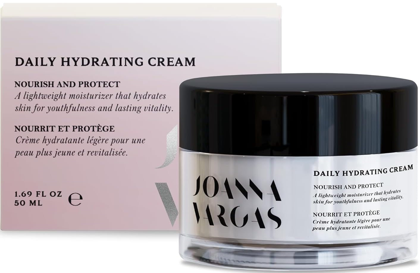 Joanna Vargas Daily Hydrating Face Cream For Women - Face Moisturizer For Radiant Soft Skin - Nourishing Day & Night Cream - Plumps & Smoothes The Fine Lines For Bouncier-Looking Complexion - 50Ml