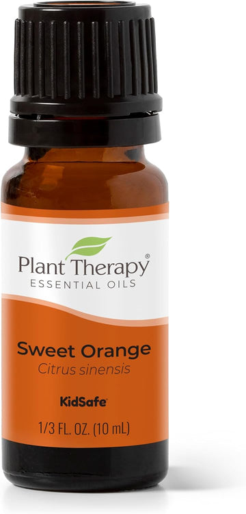Plant Therapy Sweet Orange Essential Oil 100% Pure, Undiluted, Natural Aromatherapy, Therapeutic Grade 10 Ml (1/3 Oz)