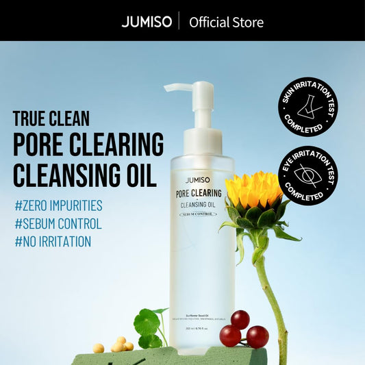 Jumiso Pore Clearing Cleansing Oil 200Ml | Kbeauty, Gentle Oil Cleanser, Makeup Reomver, For Sensitive Skin