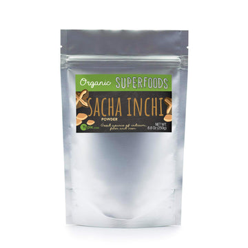 Yupik Organic Powder Superfood, Sacha Inchi, 8.8 Oz, Non-GMO, Vegan, Gluten-Free