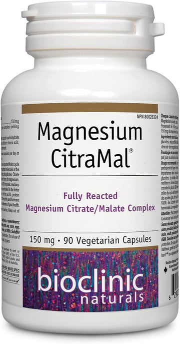 Bioclinic Naturals - Magnesium Citramal 150 Mg. - 90 Vegetarian Capsules