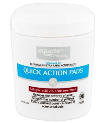 Equate Acne Treatment 90 Quick Action Pads