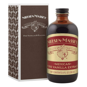 Nielsen-Massey Mexican Pure Vanilla Extract For Baking And Cooking, 8 Ounce Bottle