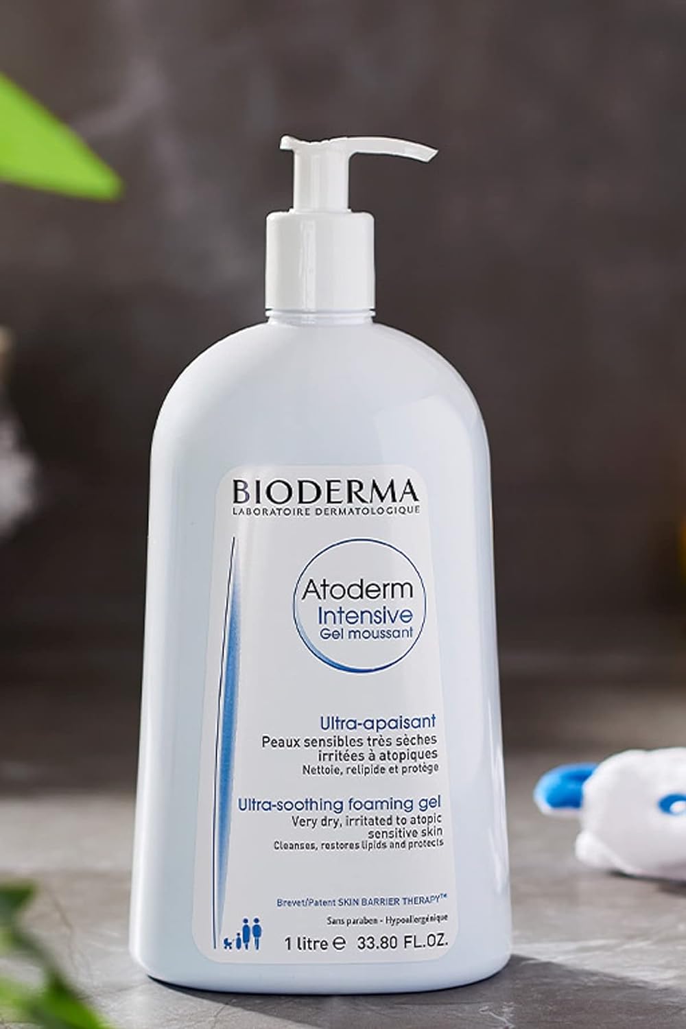Bioderma Atoderm Intensive Foaming Gel - Ultra Rich Body Wash, Unscented, 33.8 Fl Oz : Beauty & Personal Care